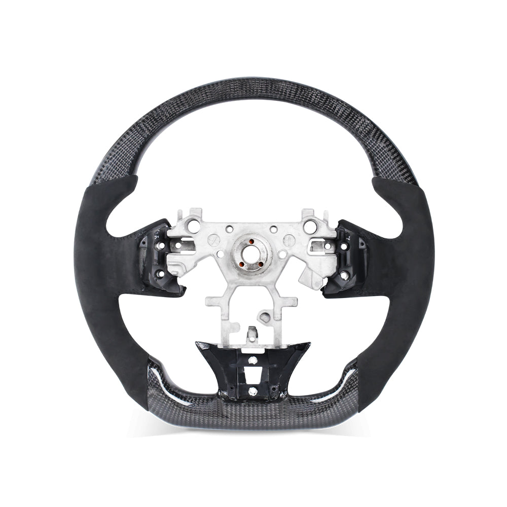 INFINITI Q50 2014-2023 GLOSSY CARBON FIBER ALCANTARA STEERING WHEEL