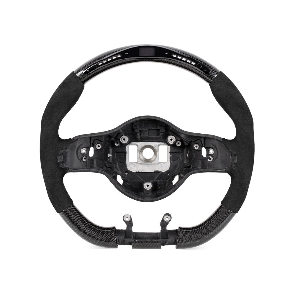 MERCEDES-BENZ 809 AMG CARBON FIBER & ALCANTARA STEERING WHEEL WITH LED RPM DISPLAY
