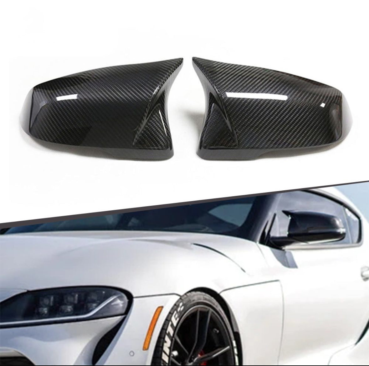SUPRA MK5 CARBON FIBER M STYLE MIRRORS