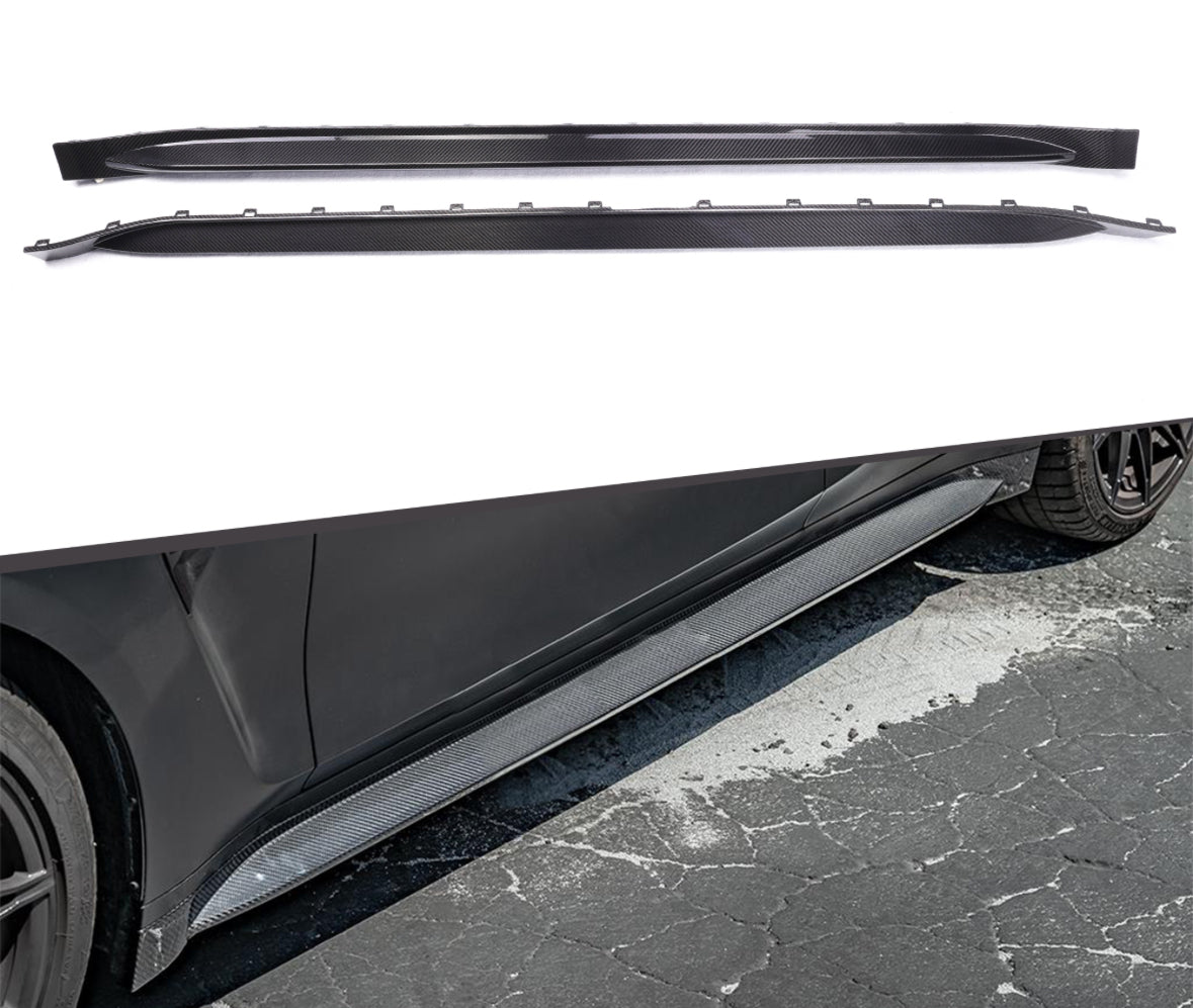 BMW G8X M3/M4 OEM STYLE CARBON SIDE SKIRTS