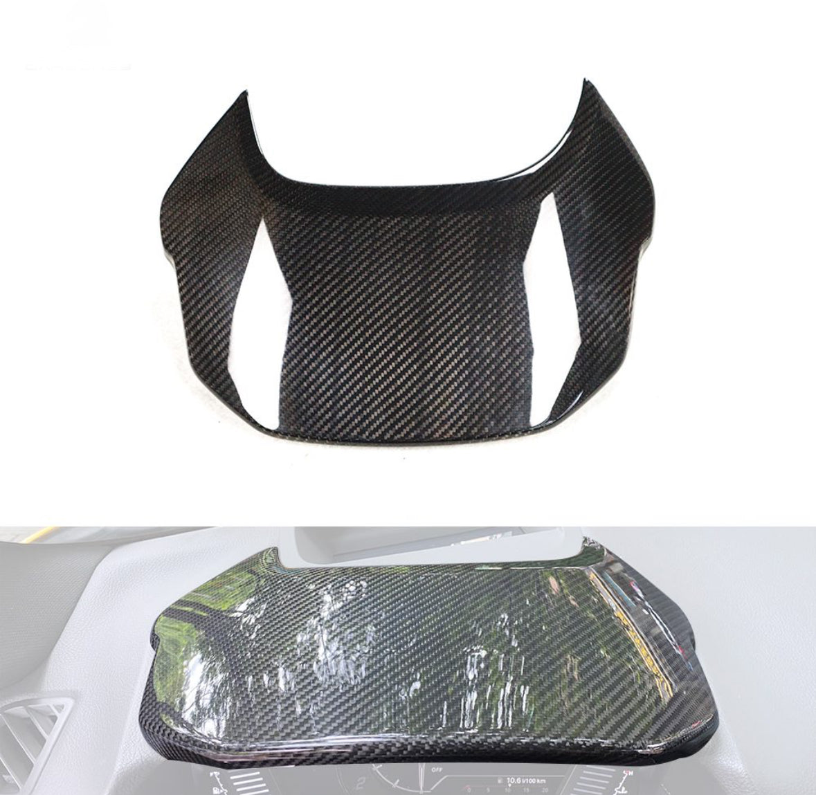 TOYOTA SUPRA MK5 CARBON FIBER CLUSTER COVER