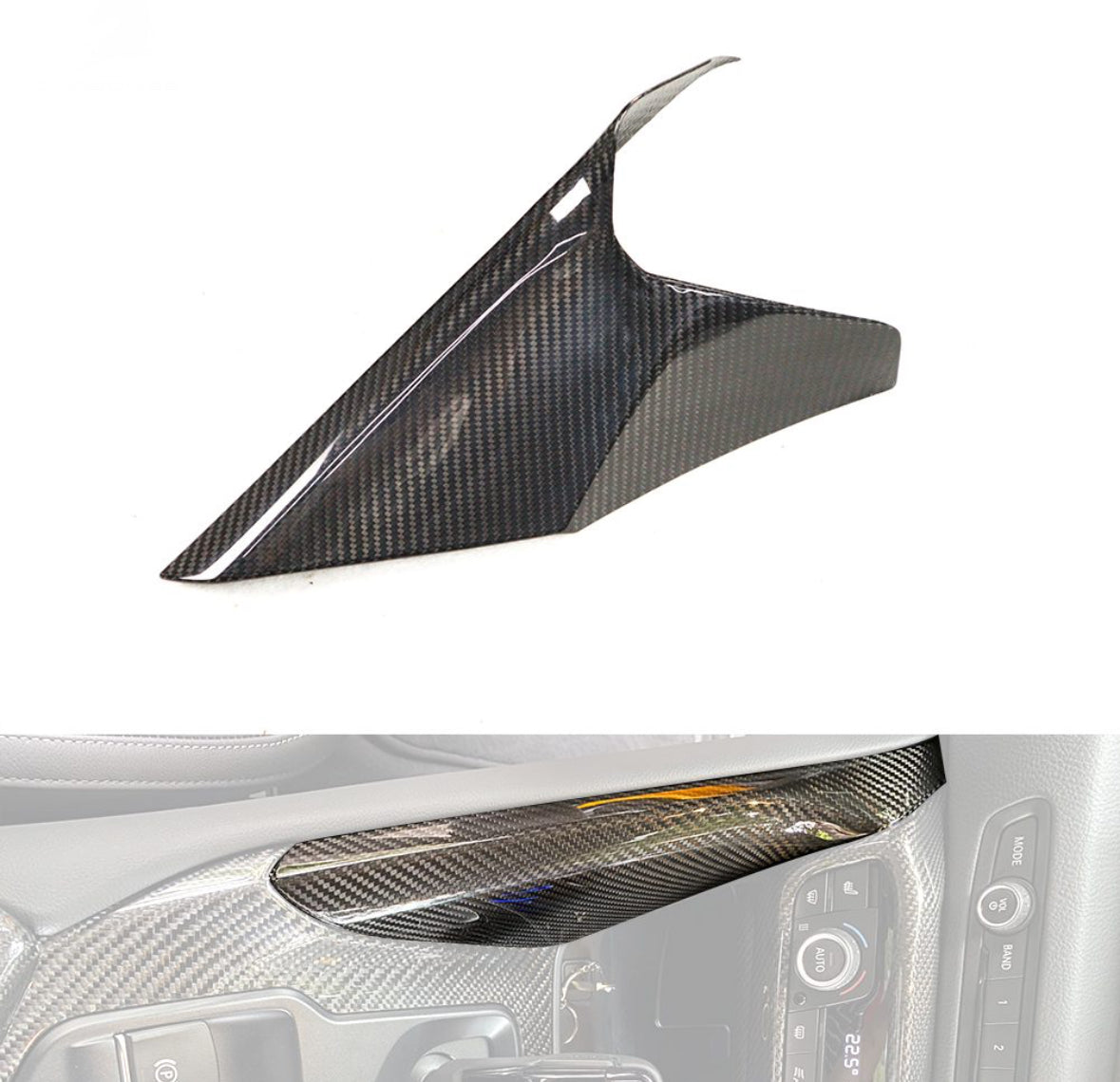 TOYOTA SUPRA MK5 CARBON FIBER SIDE CENTER CONSOLE TRIM