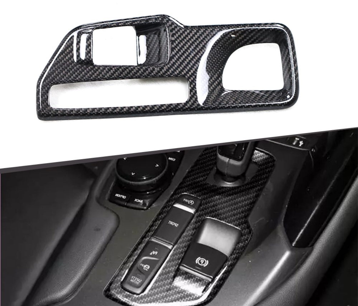 TOYOTA SUPRA MK5 CARBON FIBER GEAR SELECTOR TRIM