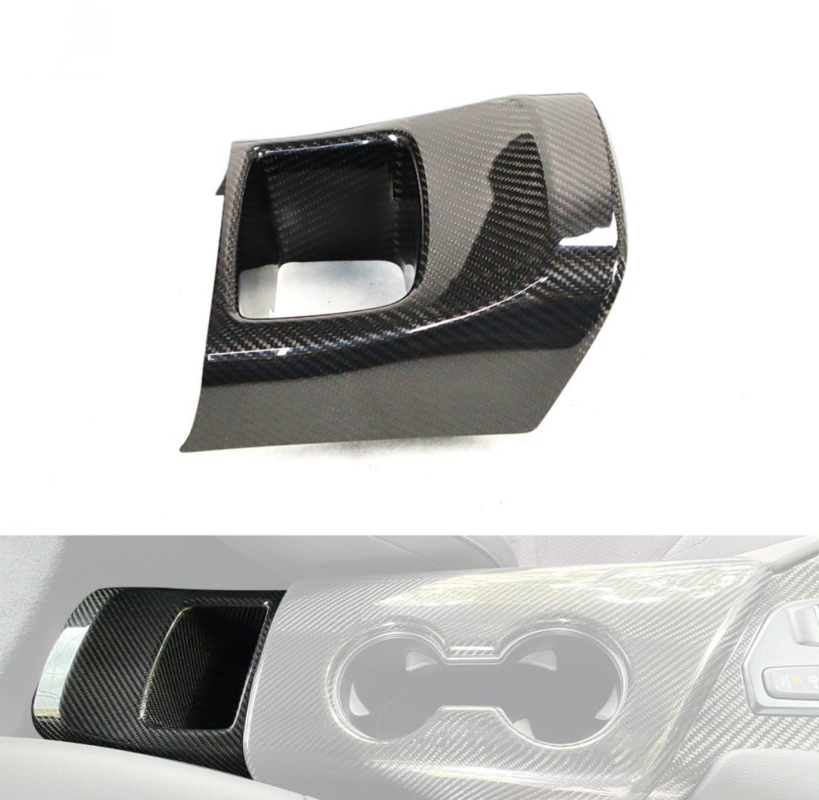 TOYOTA SUPRA MK5 CARBON FIBER STORAGE COMPARTMENT