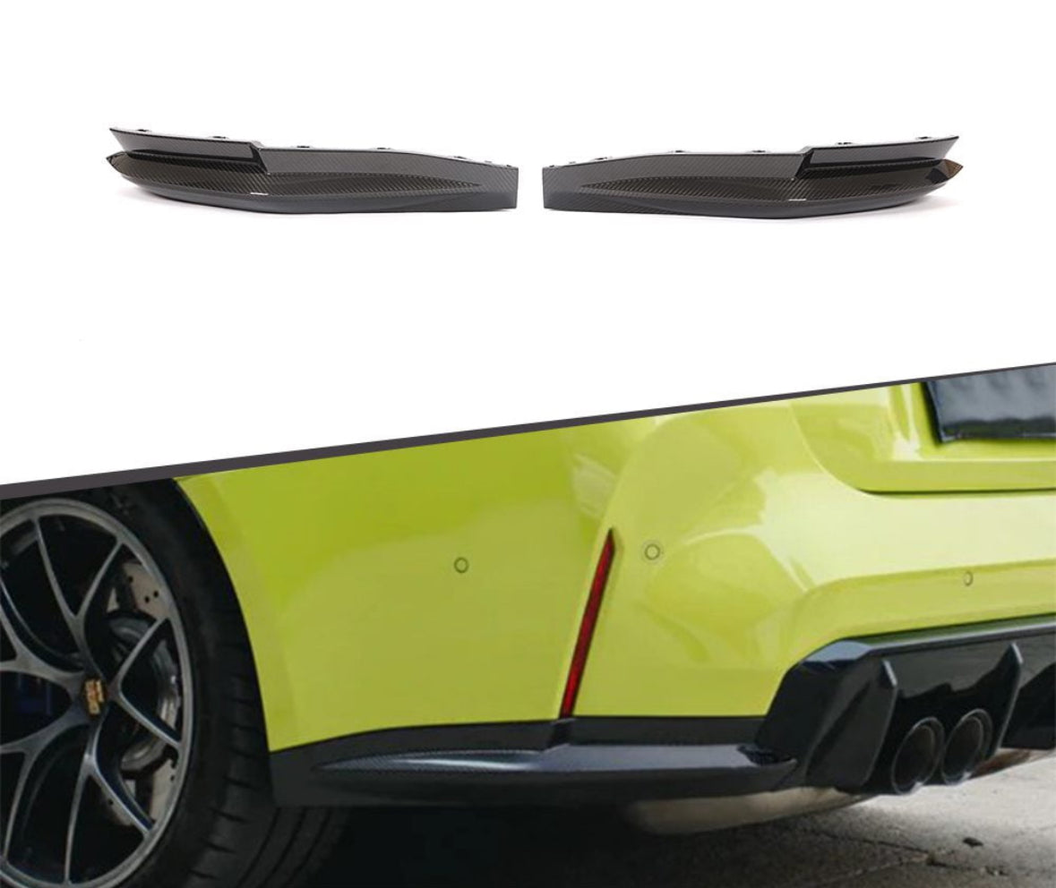 BMW G8X M3/M4 OEM STYLE CARBON REAR SPLITTERS