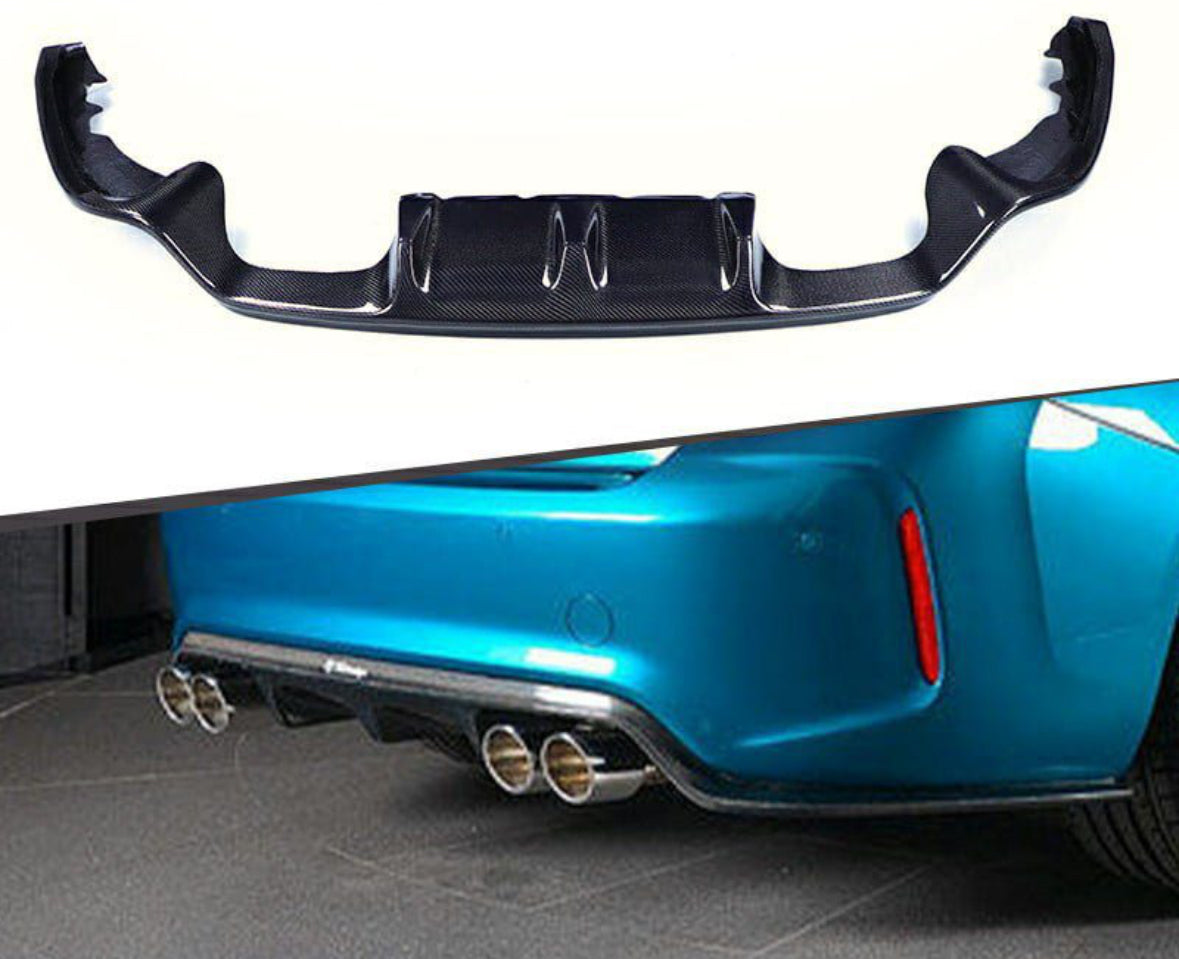 BMW F87 M3 3D TYPE CARBON REAR DIFFUSER