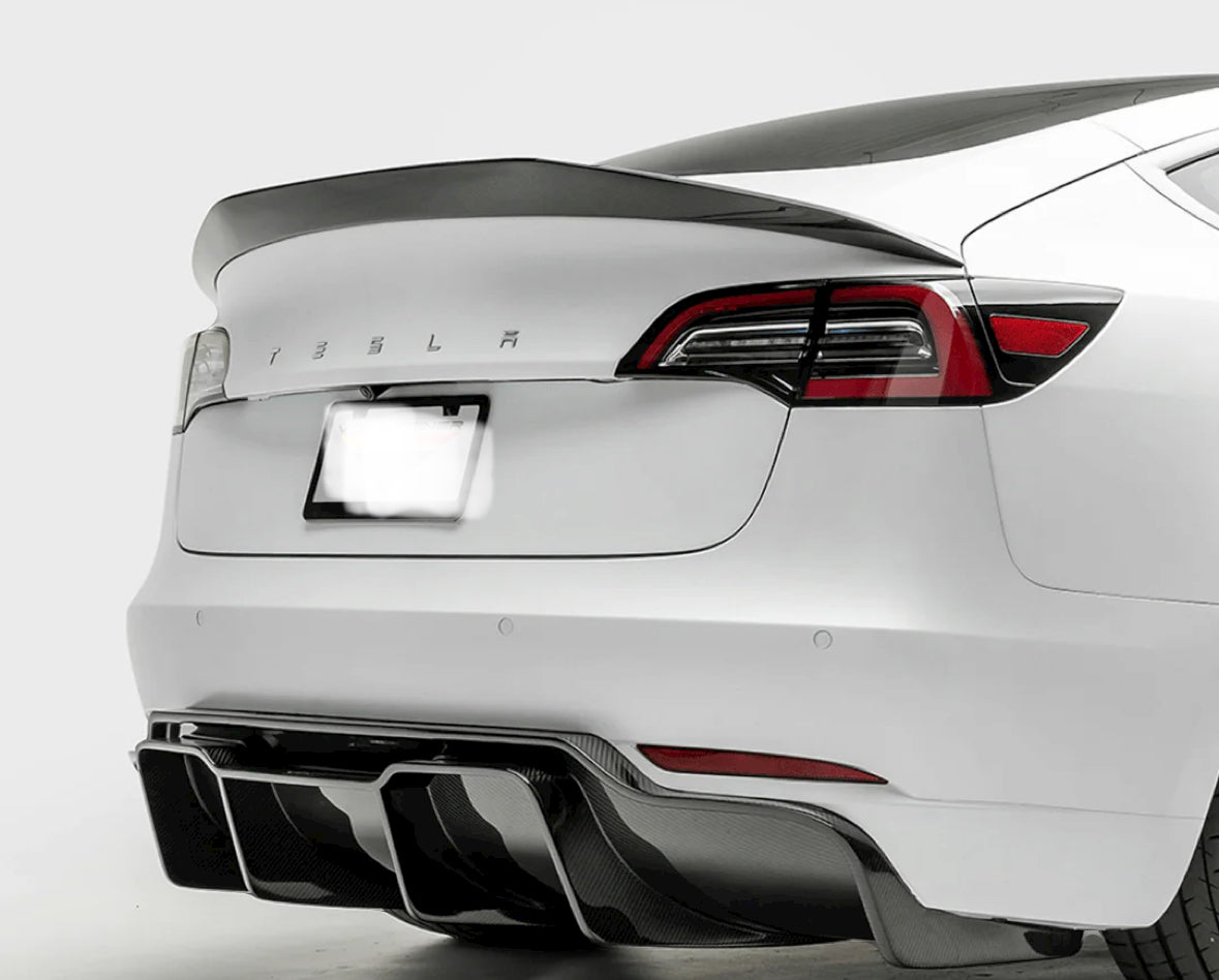 TESLA MODEL 3 V TYPE CARBON SPOILER