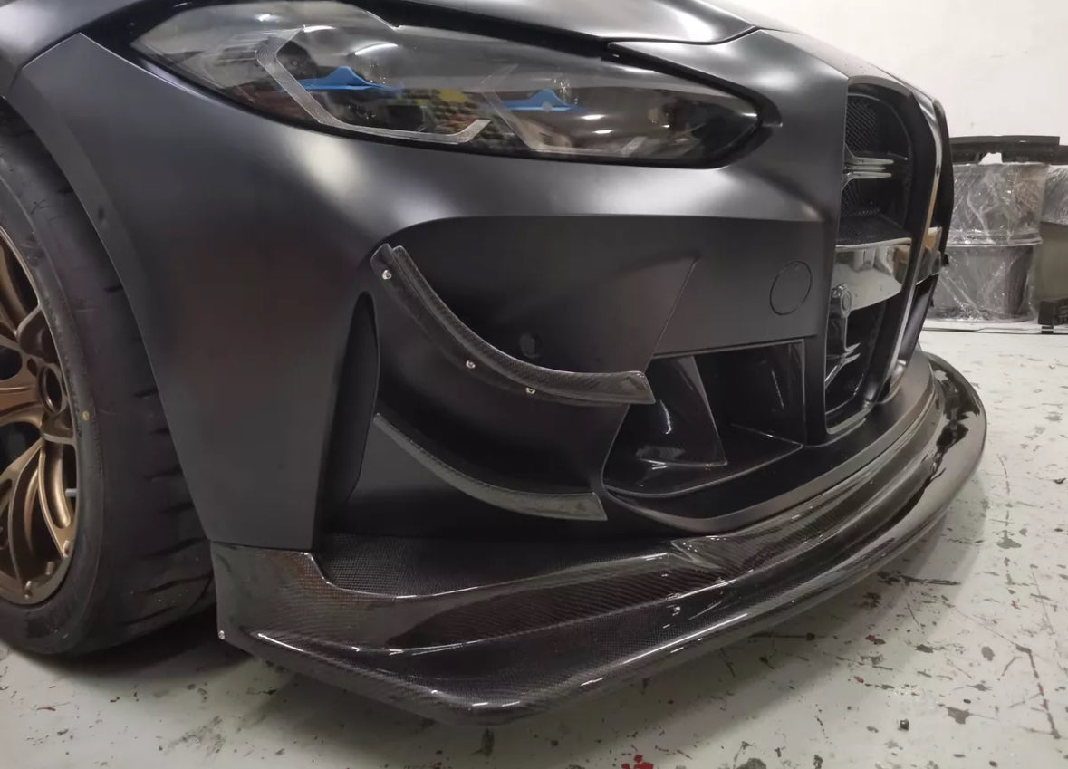 BMW G8X CARBON GT4 FRONT CANARDS