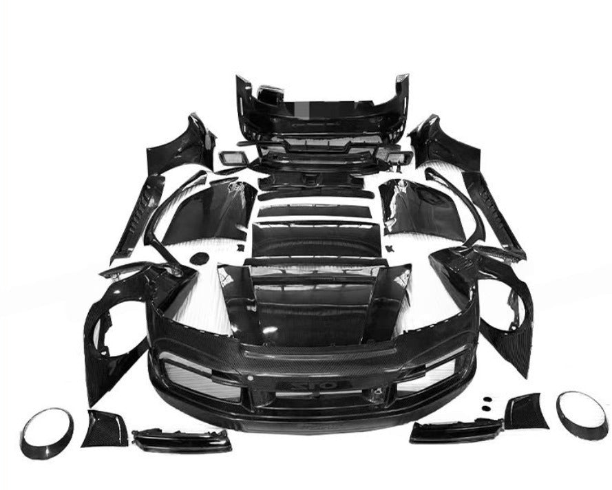 Porsche 911-992 modified topcar dry carbon fiber wide body kit