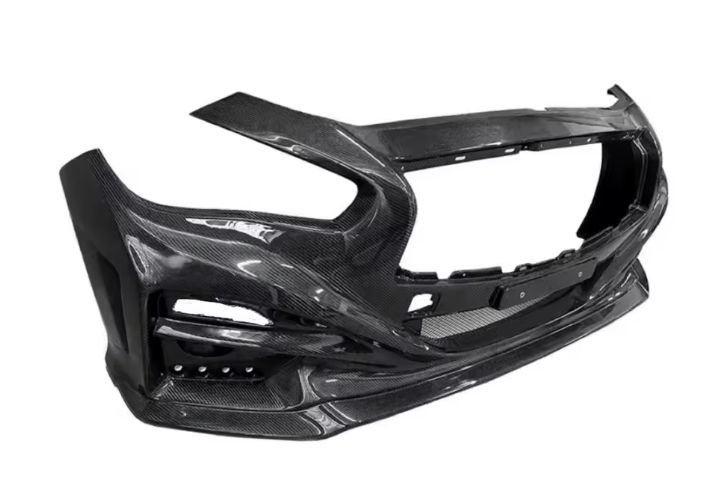 MRD FULL CARBON FIBER FRONT BUMPER IMPULSE STYLE FOR INFINITI Q50 2014+ REGULAR CARBON