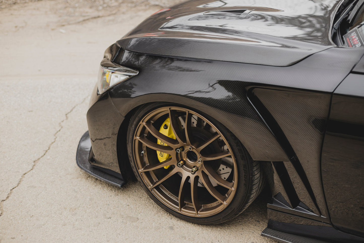 CARBON FIBER INFINITI Q50 2014+ RS50 VENTED FENDERS