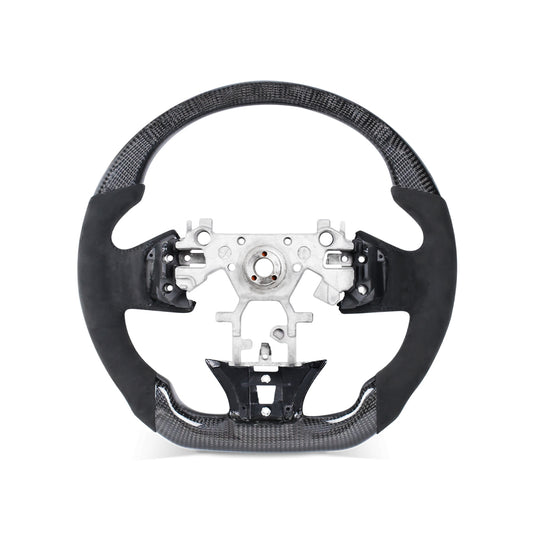 INFINITI Q50 2014-2023 GLOSSY CARBON FIBER ALCANTARA STEERING WHEEL