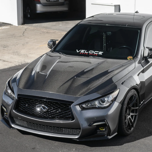 2014+ Infiniti Q50 Front Vented Bumper Hood