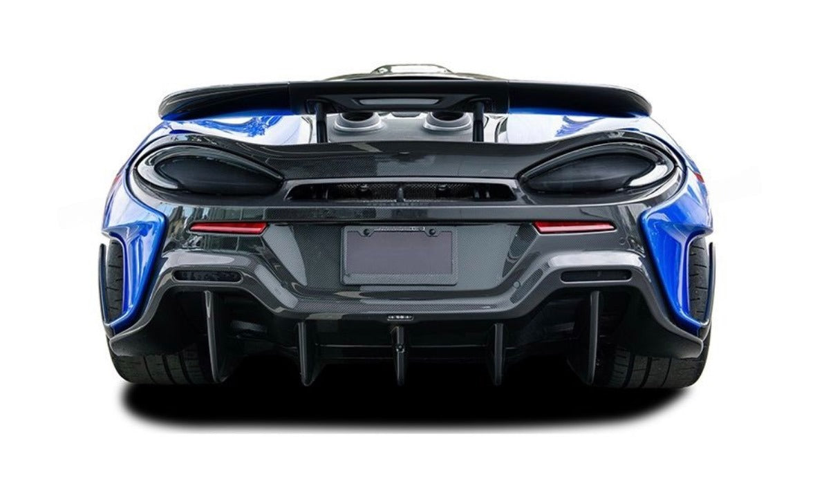 McLaren 600LT OEM carbon fiber rear bumper