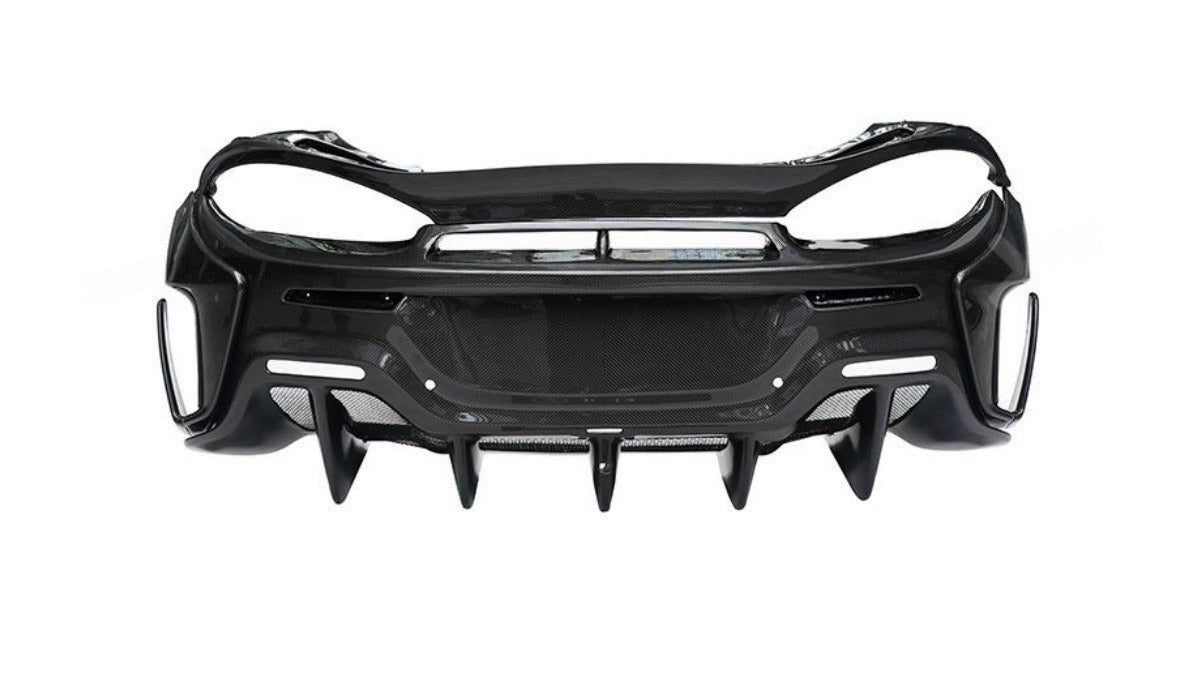 McLaren 600LT OEM carbon fiber rear bumper