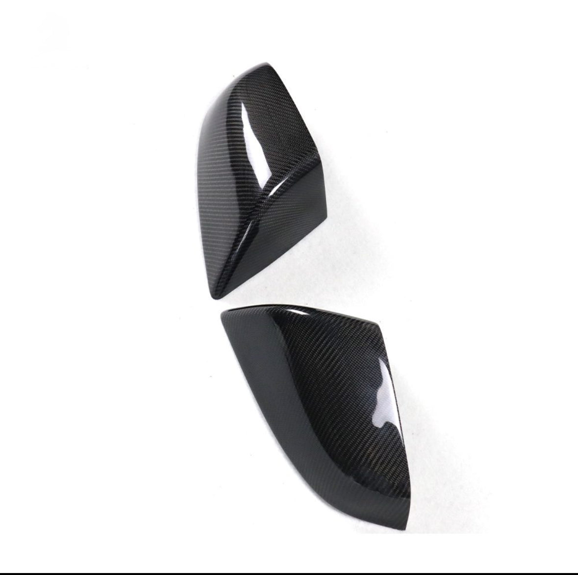 Tesla Carbon Mirror Caps