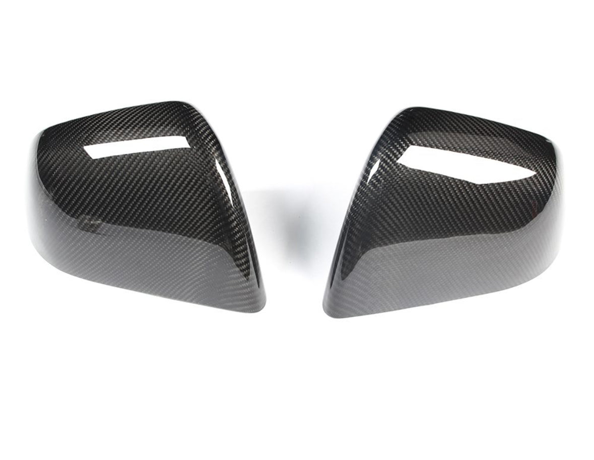 Tesla Carbon Mirror Caps