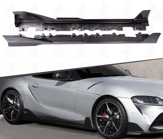 SUPRA MK5 TOMS STYLE CARBON SIDE SKIRTS