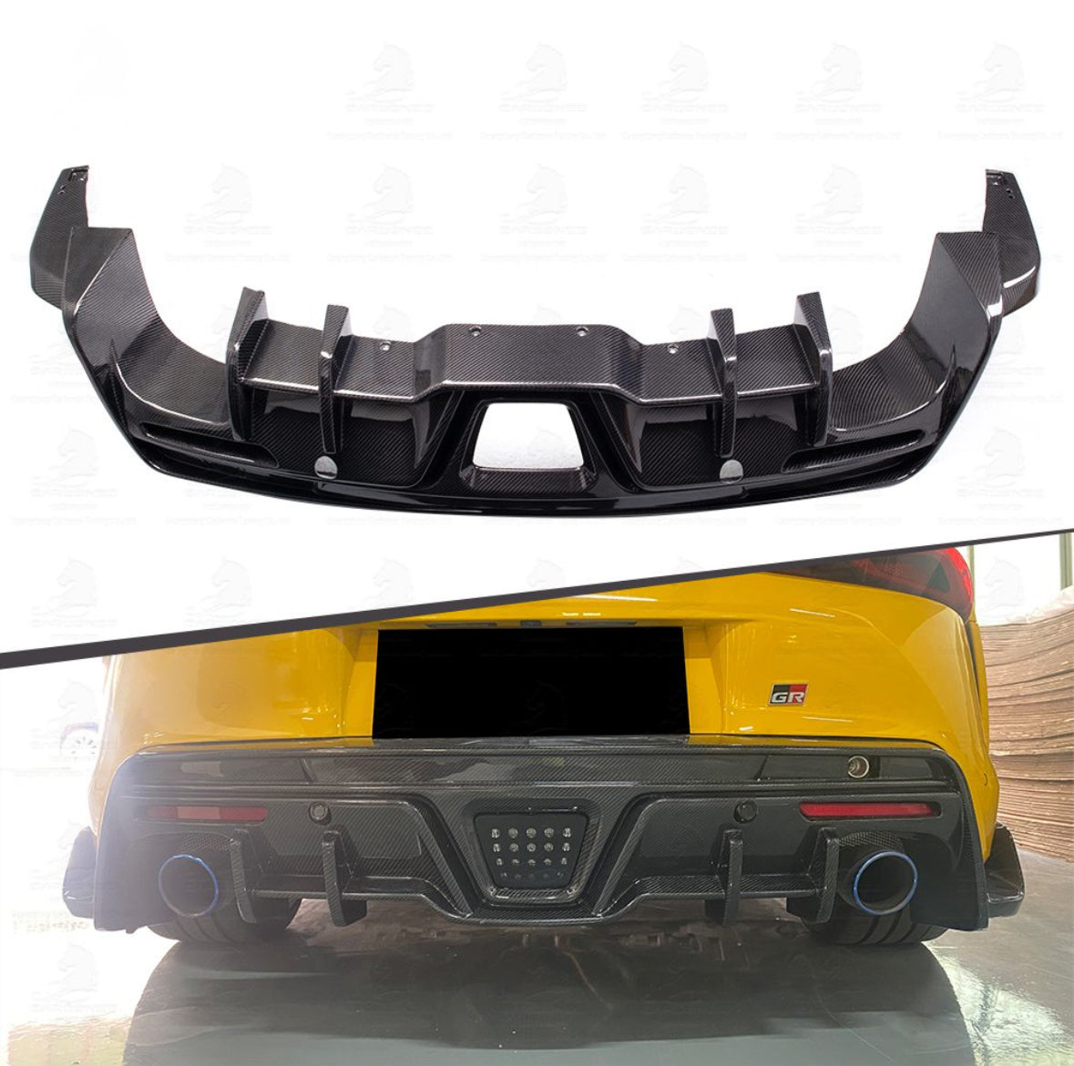 SUPRA MK5 TOMS STYLE CARBON REAR DIFFUSER