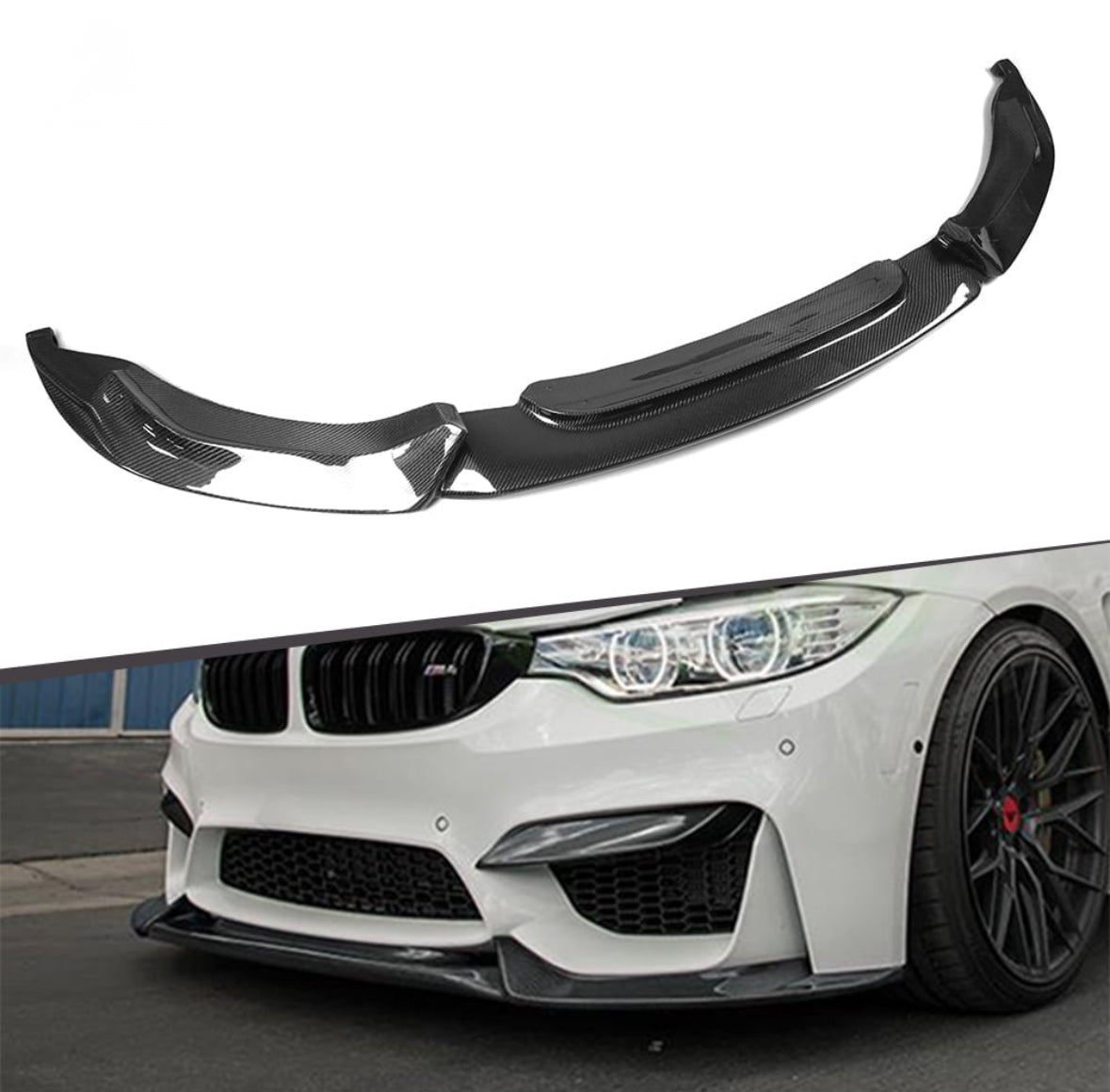 BMW F8X M3/M4 PSM Style Carbon Front Lip