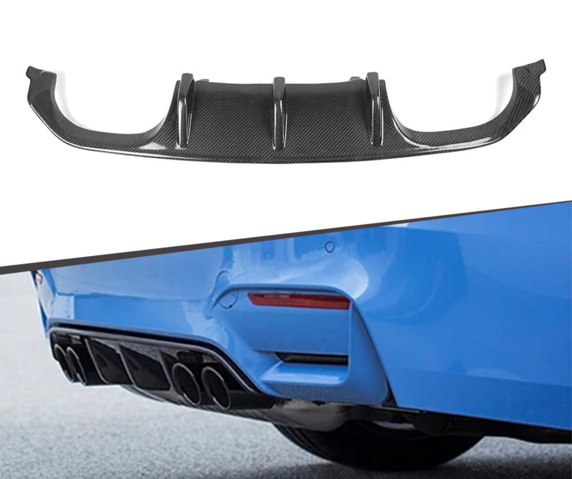 BMW F8X M3/M4 MP STYLE CARBON REAR DIFFUSER