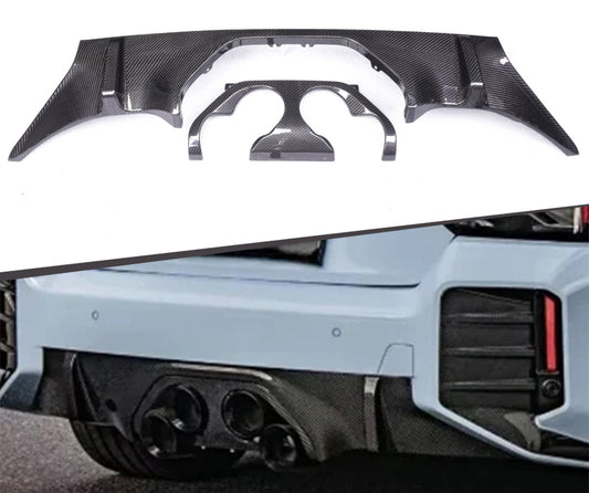 BMW M2 G87 MP TYPE CARBON MIDDLE OUTLET REAR DIFFUSER