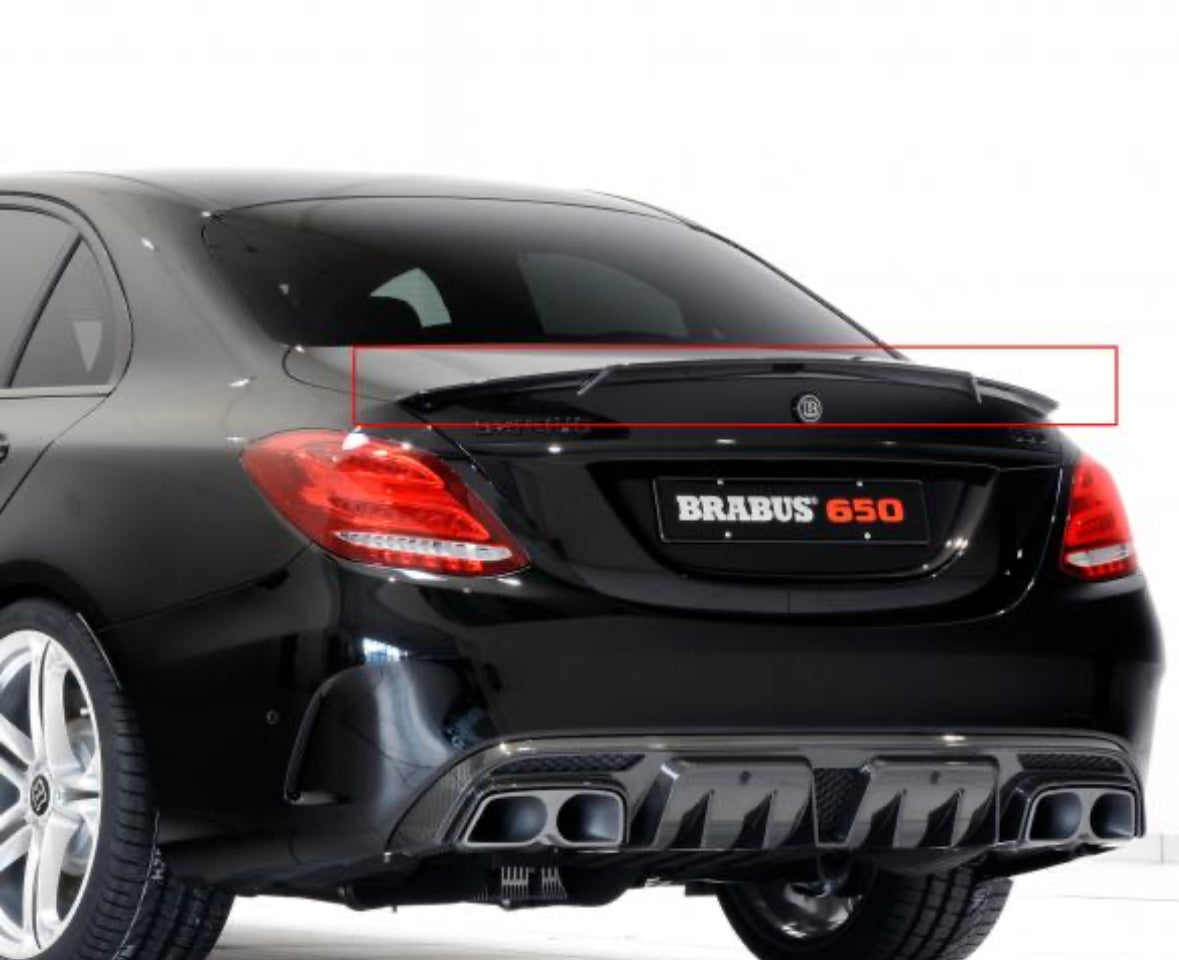 Mercedes C63 AMG BRABUS Carbon Rear Spoiler