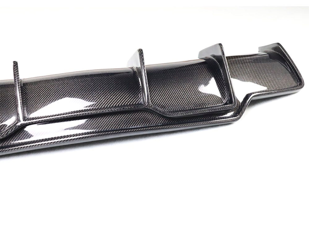 Tesla Model 3 V Type Carbon Rear Diffuser