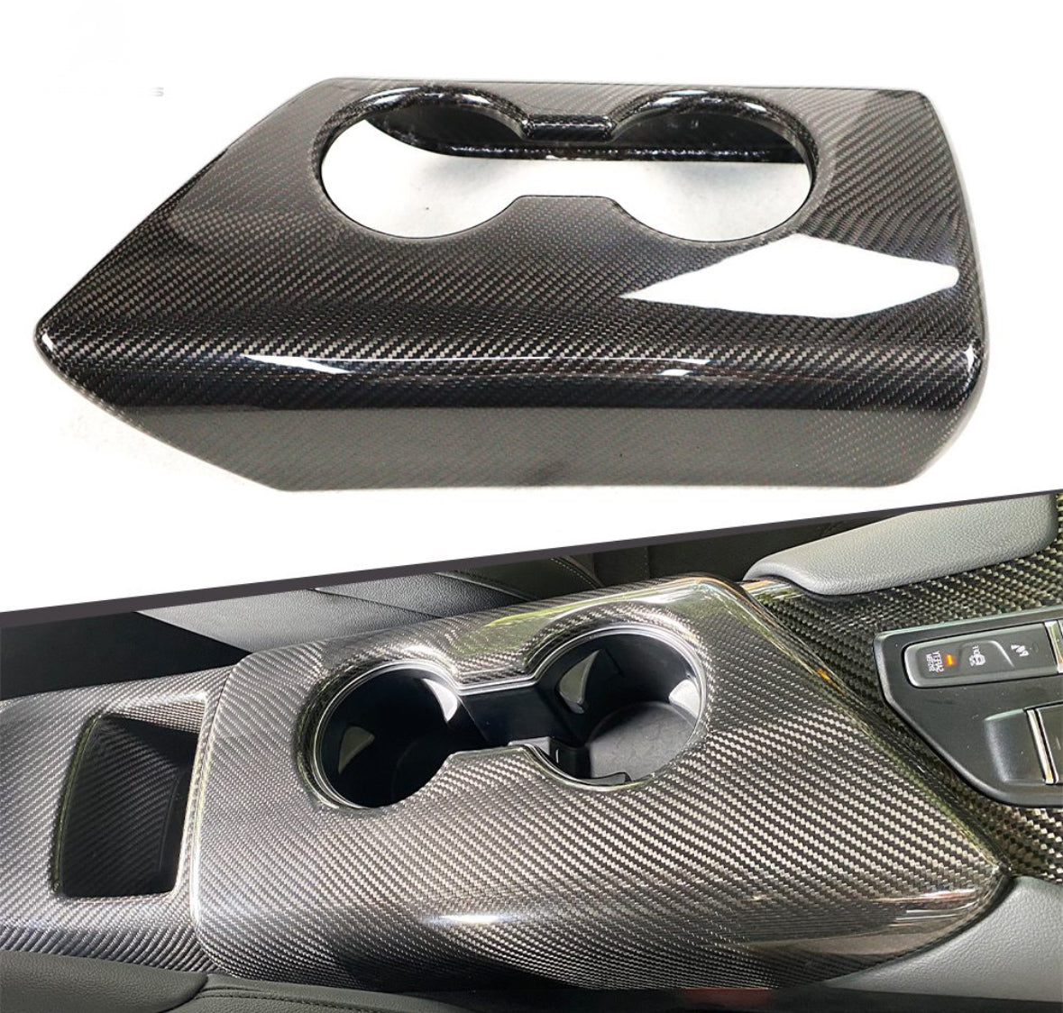 Toyota Supra MK5 Carbon Fiber Armrest Cover