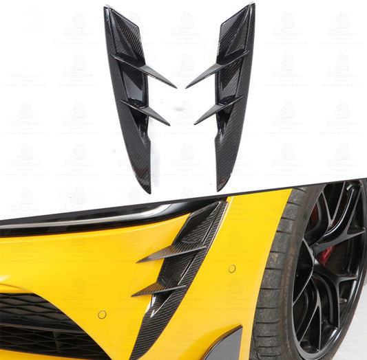 TOYOTA SUPRA MK5 CP TYPE CARBON FIBER BUMPER TRIMS