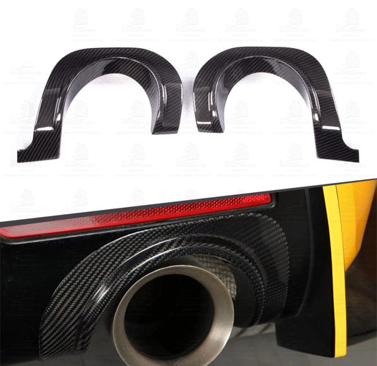 TOYOTA SUPRA MK5 CARBON FIBER EXHAUST TRIM COVERS
