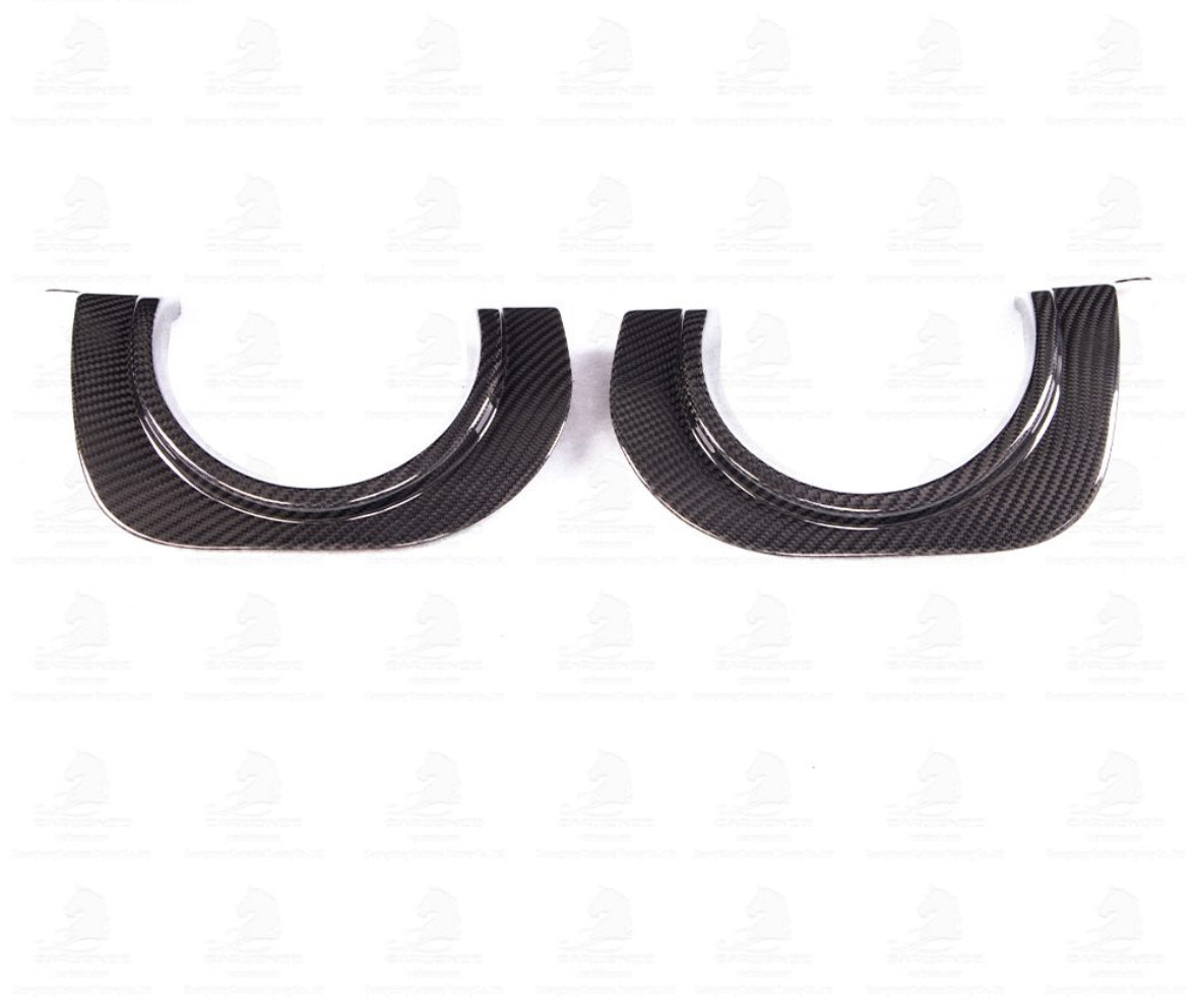 TOYOTA SUPRA MK5 CARBON FIBER EXHAUST TRIM COVERS