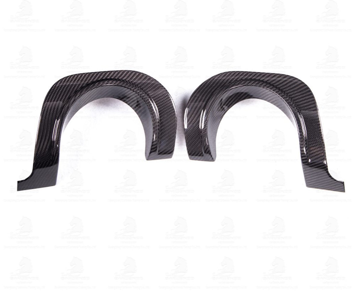 TOYOTA SUPRA MK5 CARBON FIBER EXHAUST TRIM COVERS