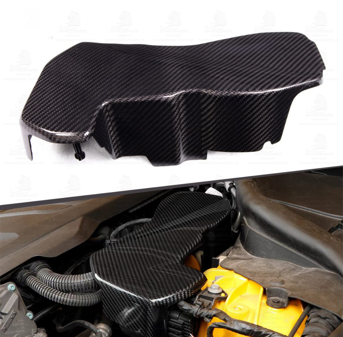 TOYOTA SUPRA MK5 CARBON FIBER ECU COVER