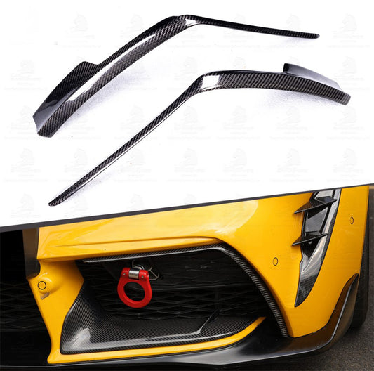 Toyota Supra MK5 Carbon Fiber Upper Bumper Trim