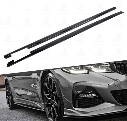 BMW G20 AC TYPE GLOSS BLACK SIDE SKIRTS