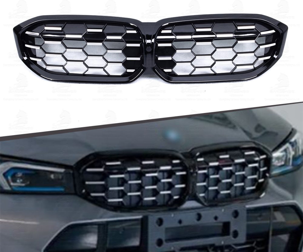 BMW G20 LCI DIAMOND GLOSS BLACK FRONT GRILLE
