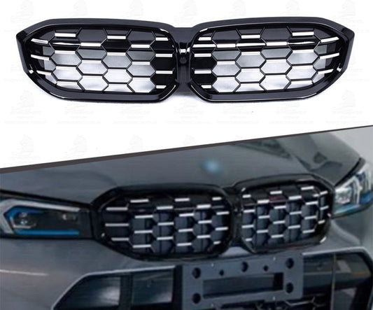 BMW G20 LCI DIAMOND GLOSS BLACK FRONT GRILLE