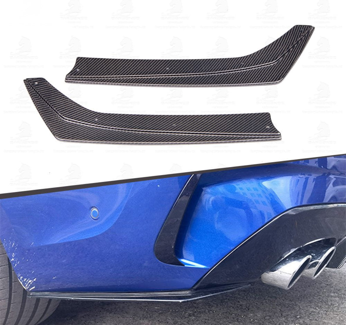 BMW G20 MP Style Carbon Rear Splitters