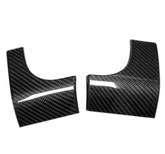 2021-2024 FORD F150 RAPTOR ADHESIVE GLOSSY CARBON FIBER FRONT WINDOW LIFT PANEL