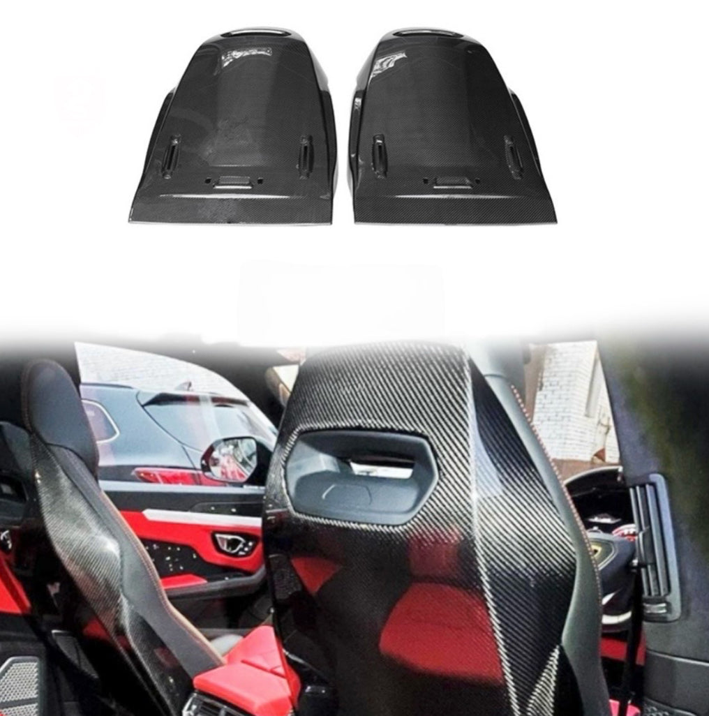 LAMBORGHINI URUS CARBON FIBER CAR SEAT BACK COVER