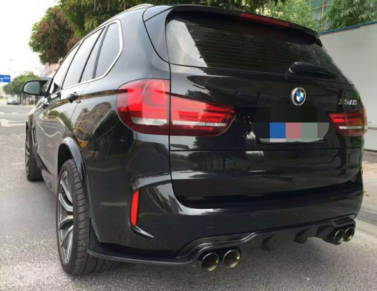 BMW F85 X5M 3D STYLE CARBON REAR DIFFUSER