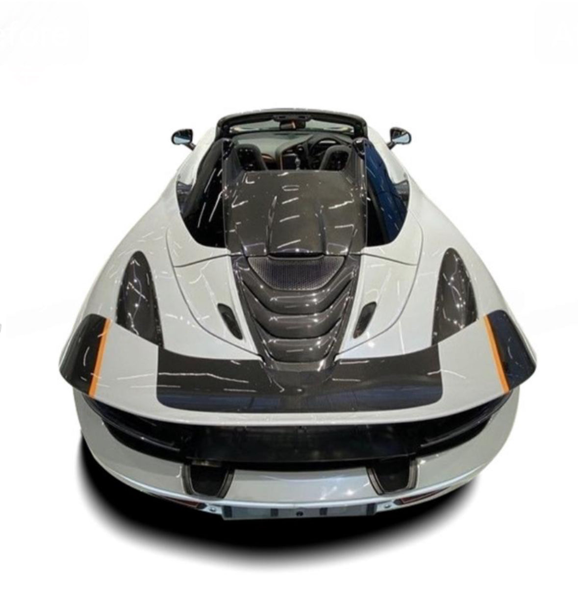 MCLAREN 720S CONVERTIBLE DRY CARBON REAR TRUNK COVER