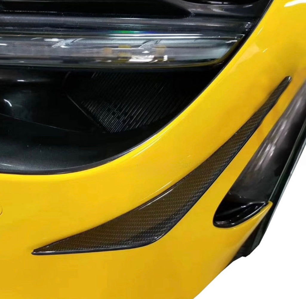MCLAREN 720 FRONT BUMPER CANARDS