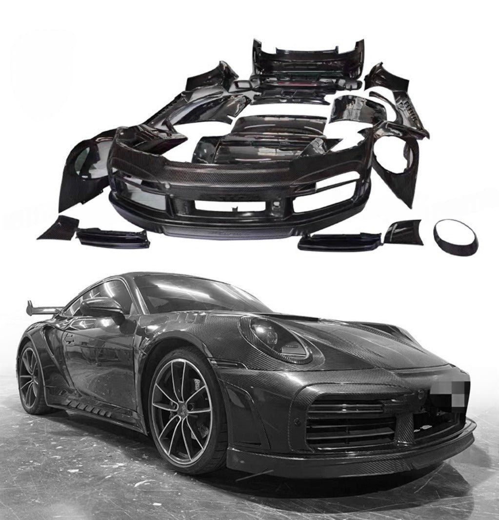 Porsche 911-992 modified topcar dry carbon fiber wide body kit