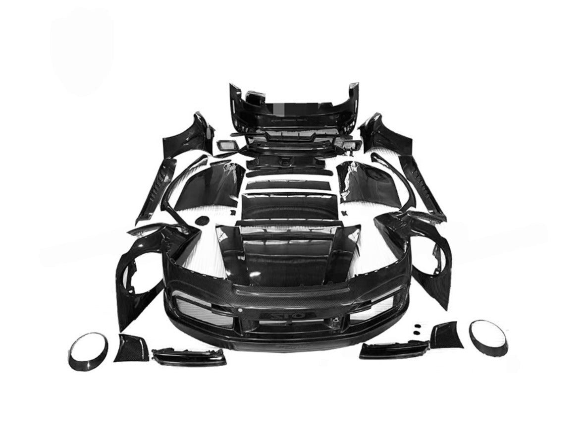 Porsche 911-992 modified topcar dry carbon fiber wide body kit