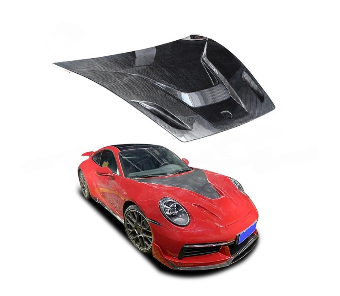 Porsche 992 miw Carbon Hood
