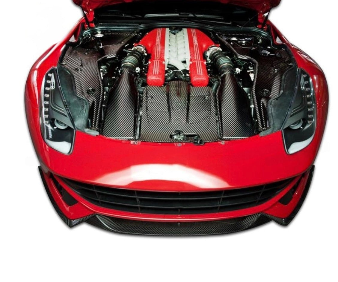 Ferrari F12 Engine Bay interior