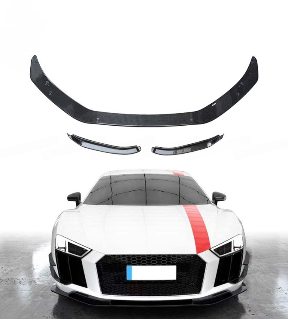 Audi R8 updated P Carbon front lip