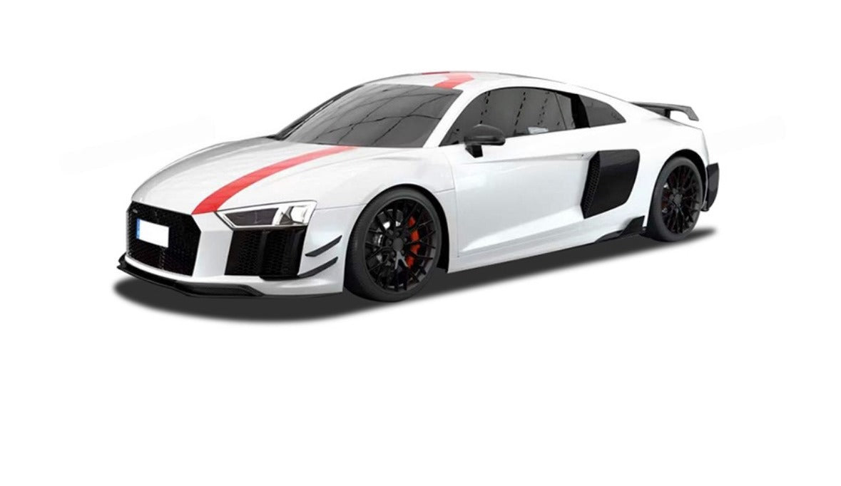 Audi R8 updated P Carbon front lip